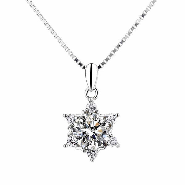 【N-666】925 Sterling Silver Moissanite Necklace