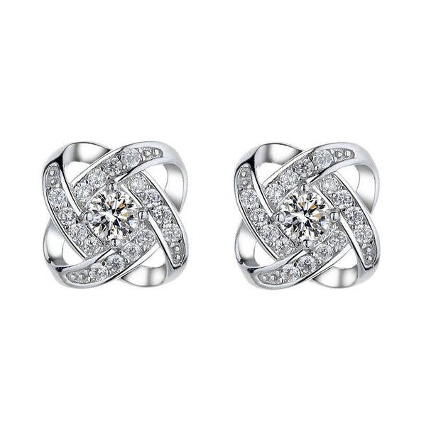 【LIMITED MOISSANITE | E-104】925 Sterling Silver Moissanite Earrings