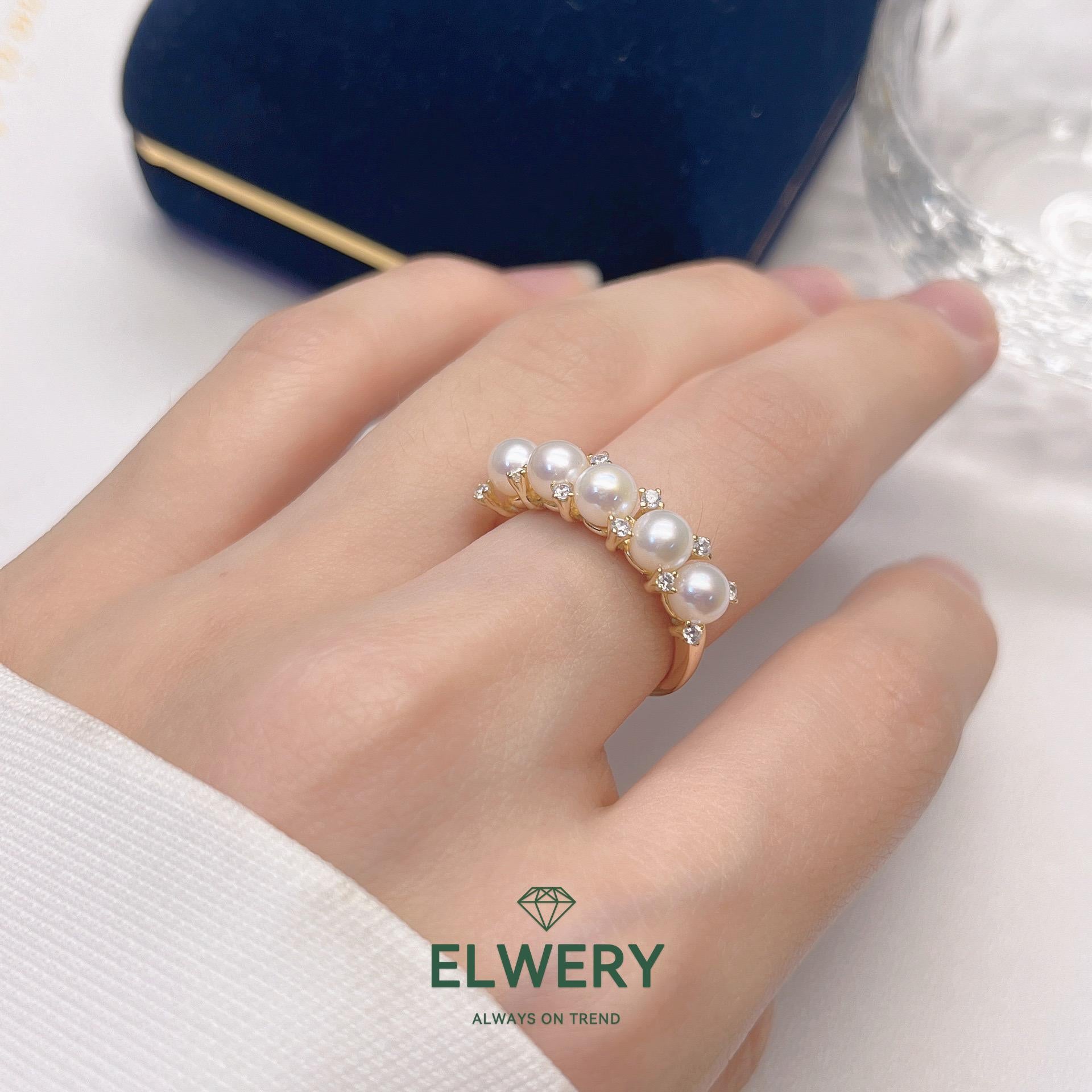 Baby Group】Fresh Water pearl Rings Jewelry