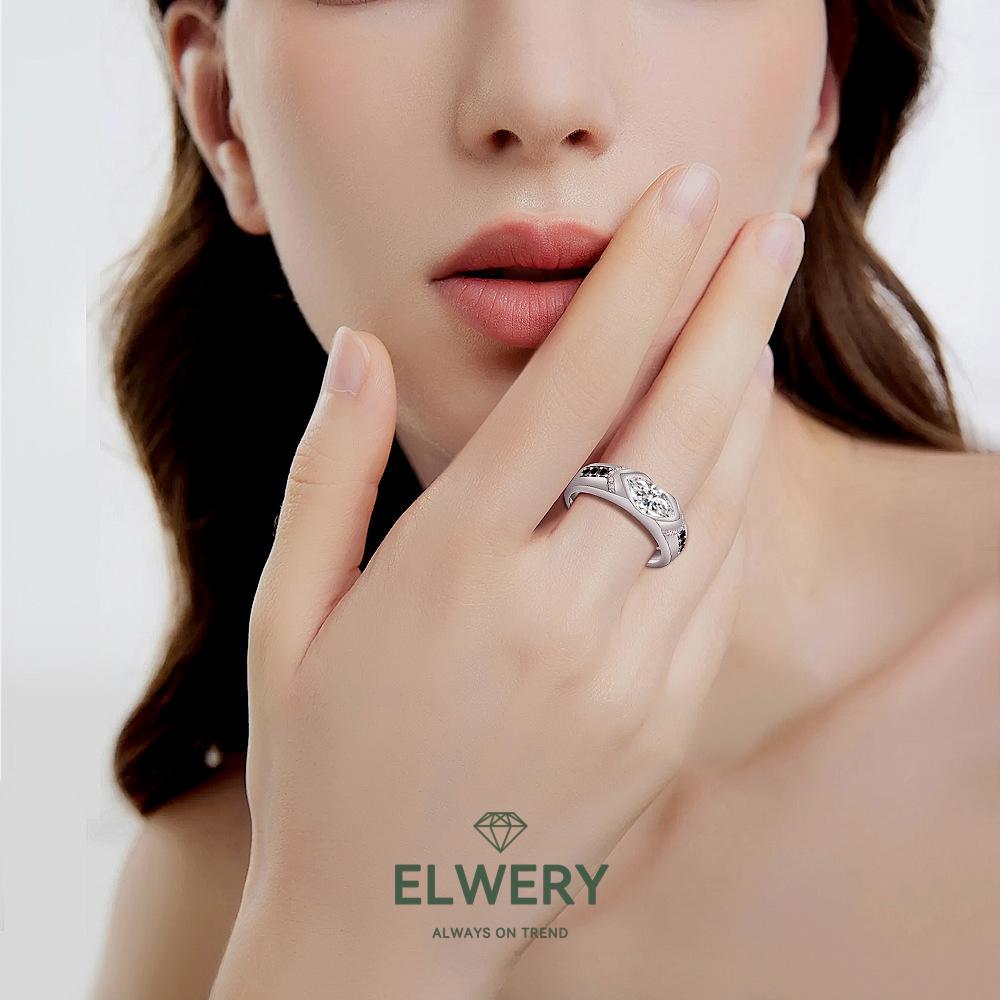 Elf Eyes】Synthetic Moissanite Rings Jewelry