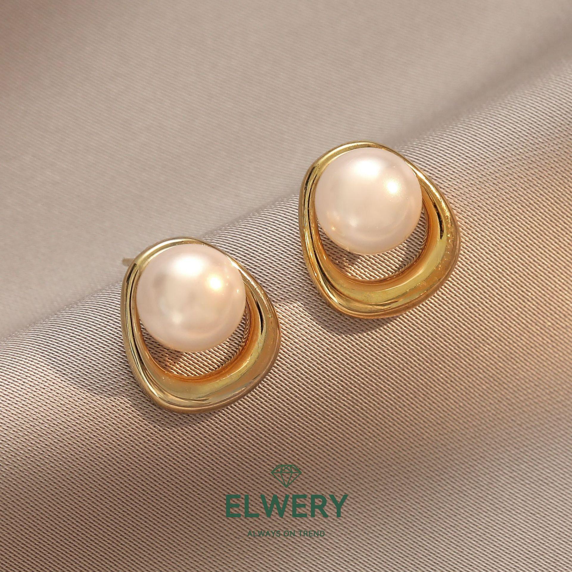 Halo】Fresh Water Pearl Earrings Jewelry