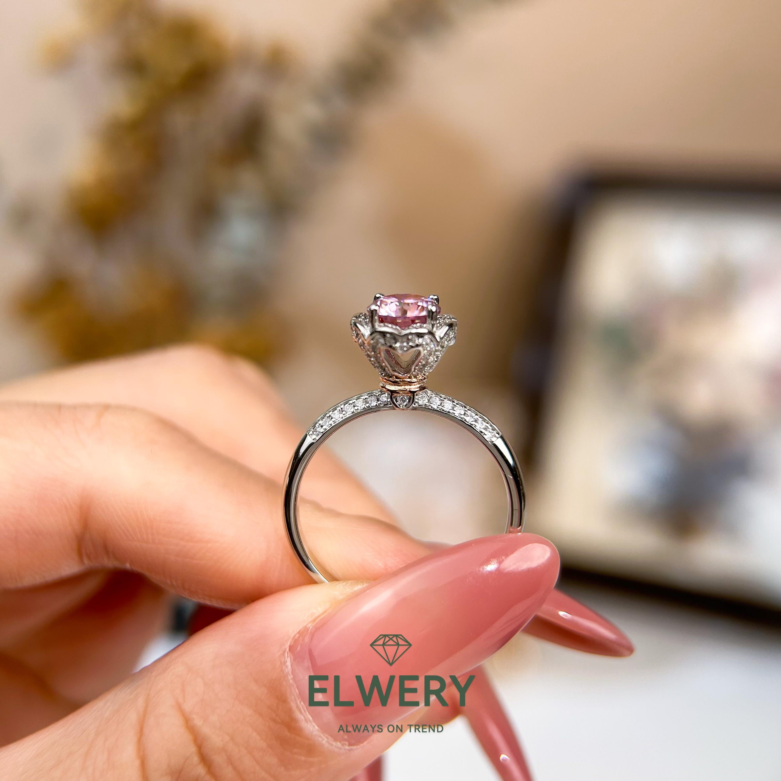 Fancy】Synthetic Moissanite Rings Jewelry