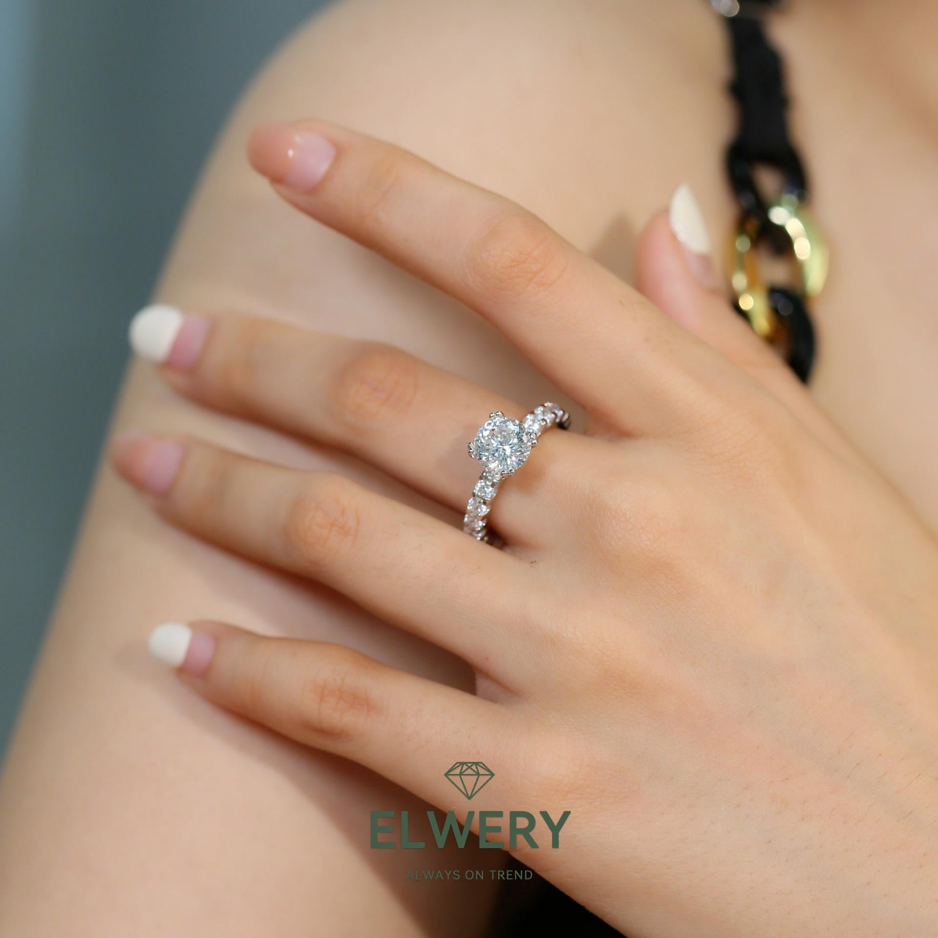 Gears of Destiny】Synthetic Moissanite Rings Jewelry