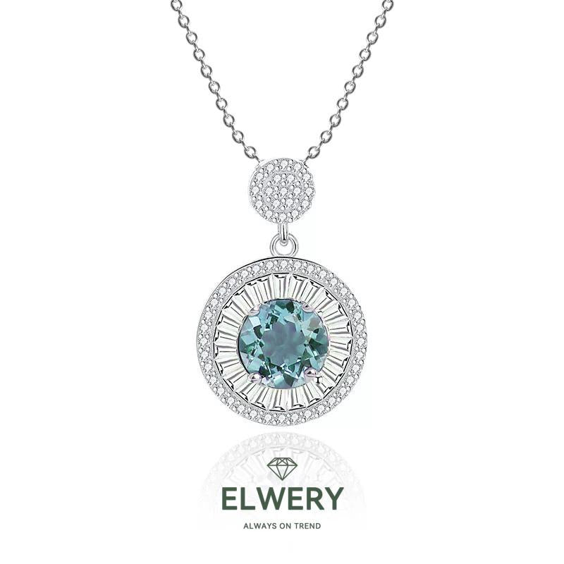 Secret Realm】2CT Synthetic Moissanite Necklace Jewelry