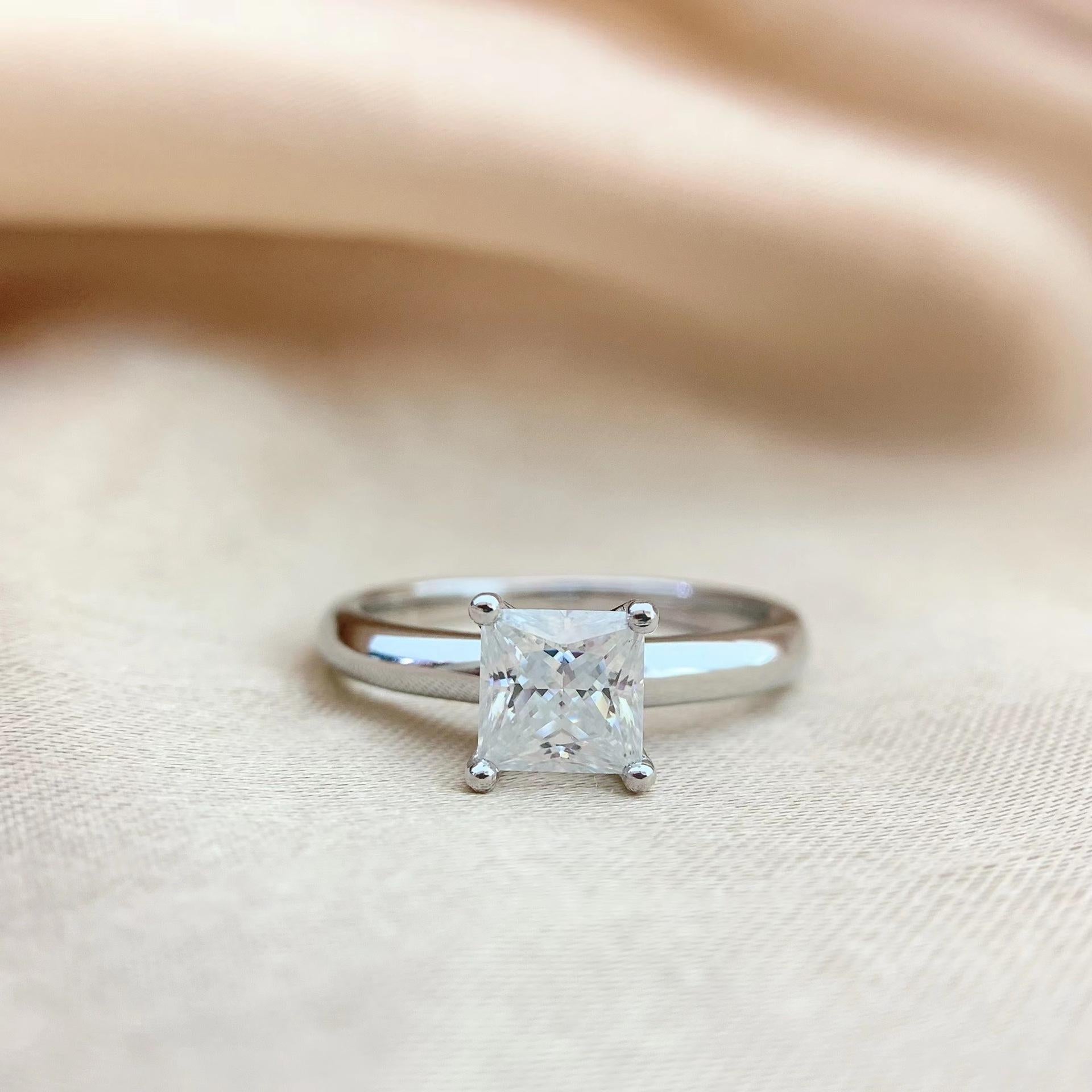 【R-X】925 Sterling Silver Moissanite rings