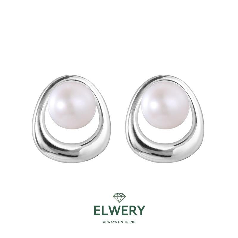 Halo】Fresh Water Pearl Earrings Jewelry