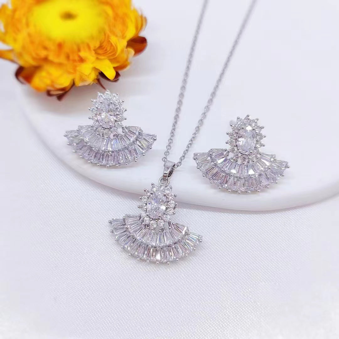 【S-TLR414】LIMITED EDITION Plated 14k Gold JEWELRY SET