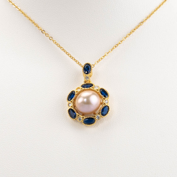 【N-002】Fresh water pearl necklace