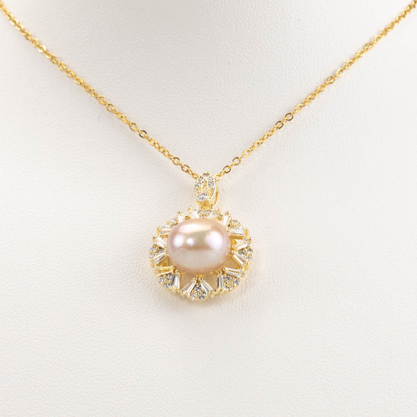 【N-005】Fresh water pearl necklace