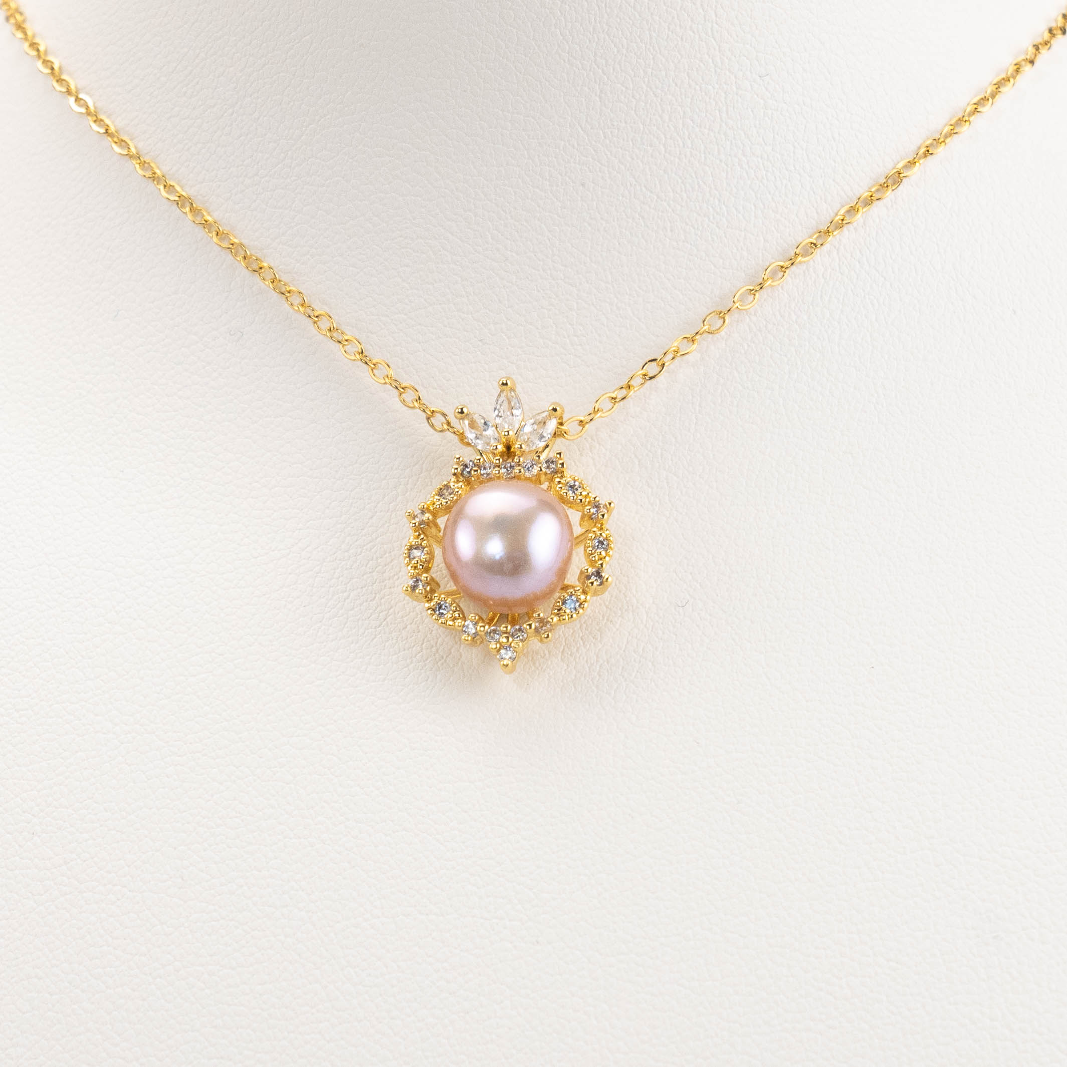 【N-006】Fresh water pearl necklace