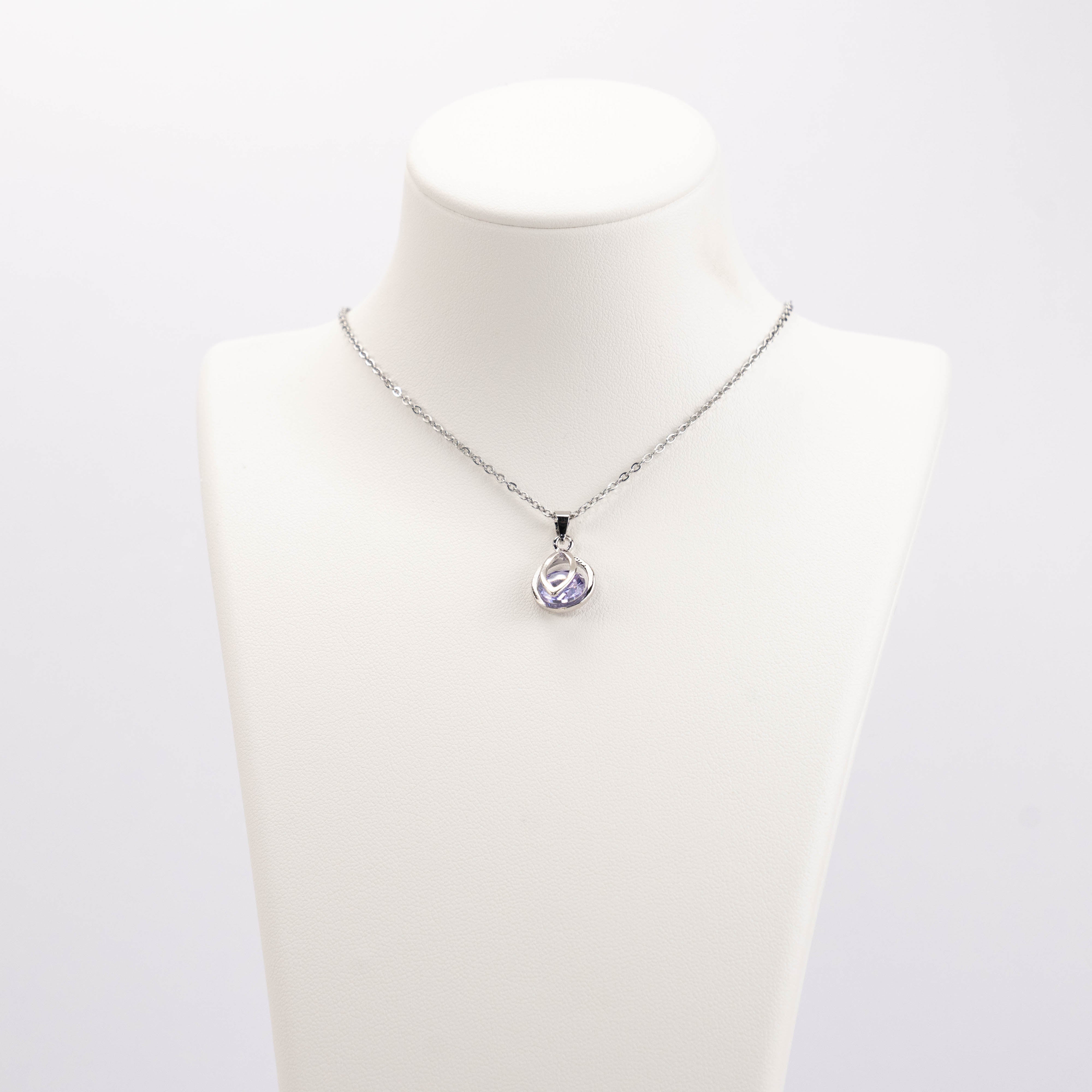 【N-X08】Plated 14k Gold Zircon necklace