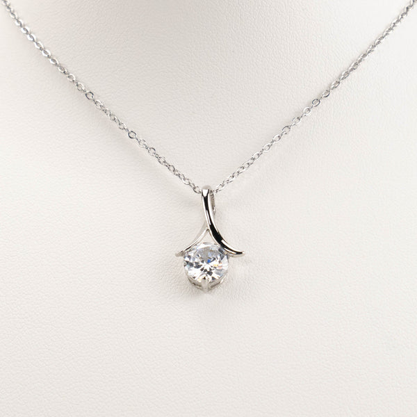 【N-X11】Plated 14k Gold Zircon necklace