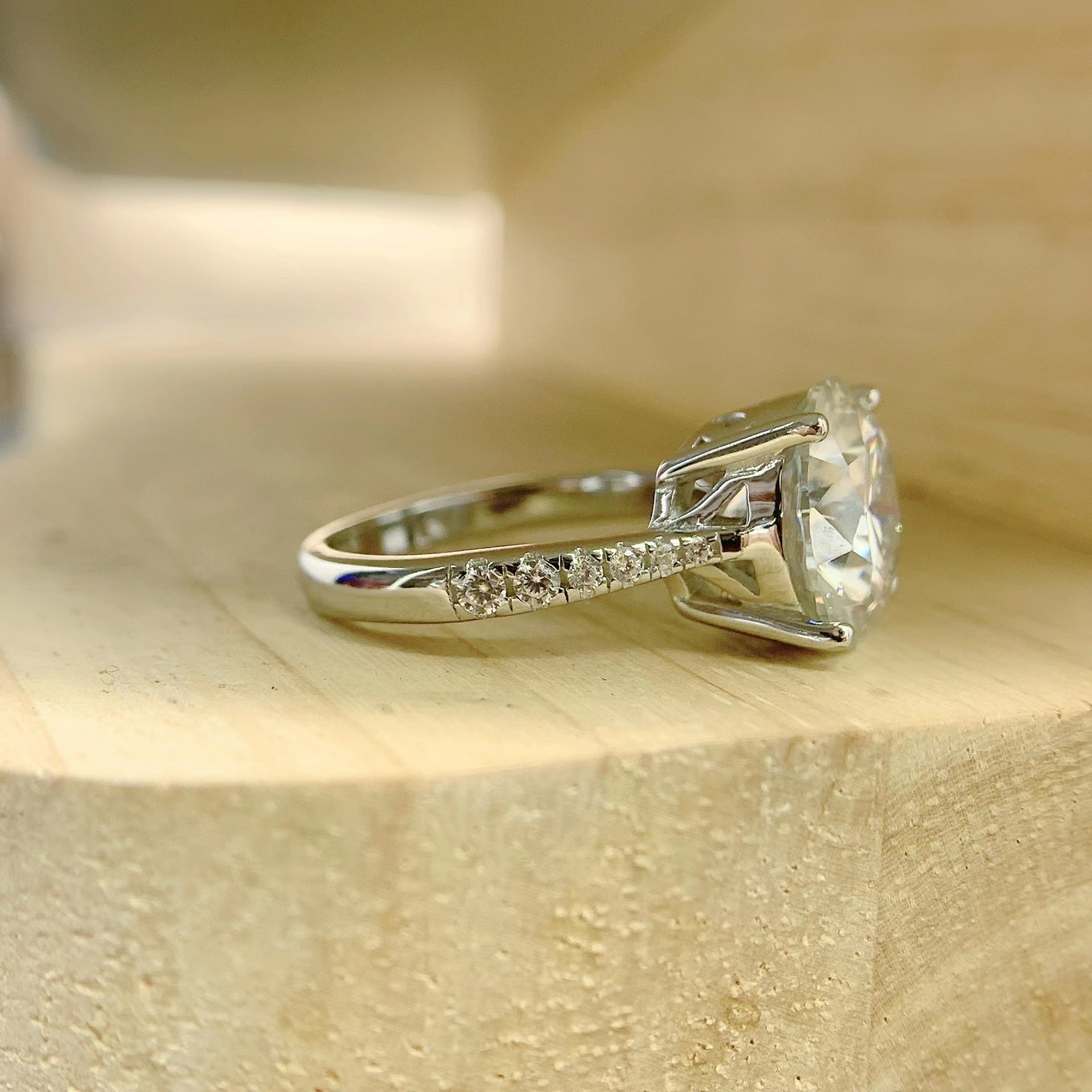 【RM-112】925 Sterling Silver Moissanite rings