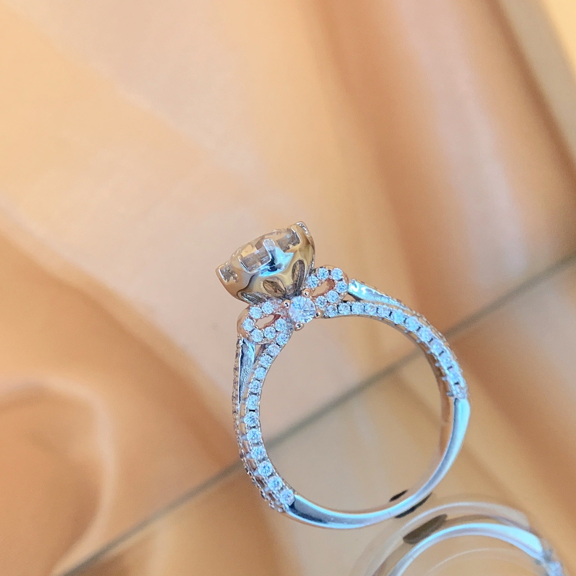 【RM-102】925 Sterling Silver Moissanite rings