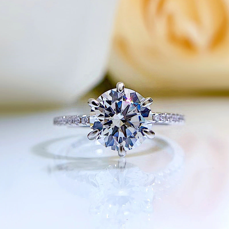 【RM-110】925 Sterling Silver Moissanite rings