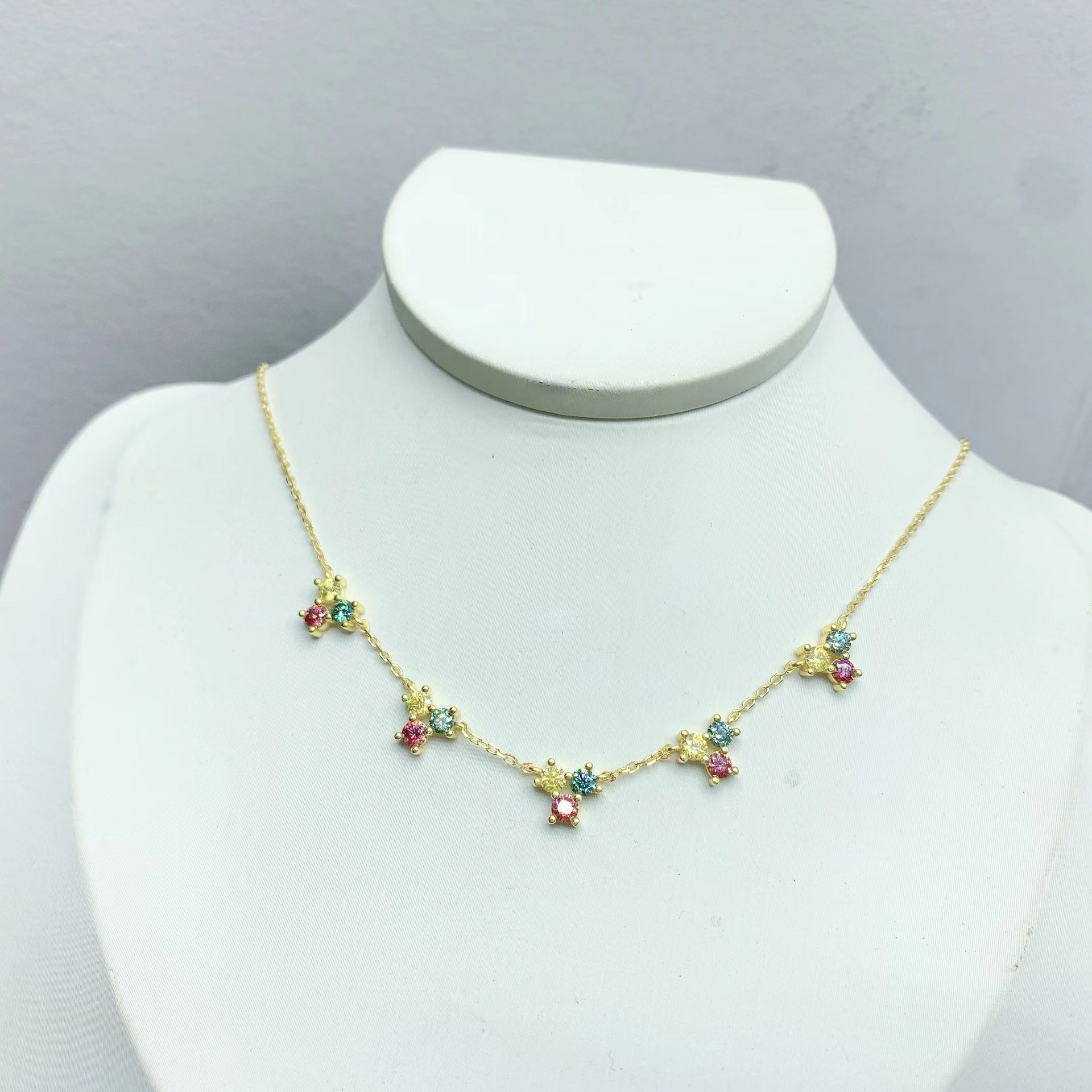 【NM-103】925 Sterling Silver Moissanite necklace