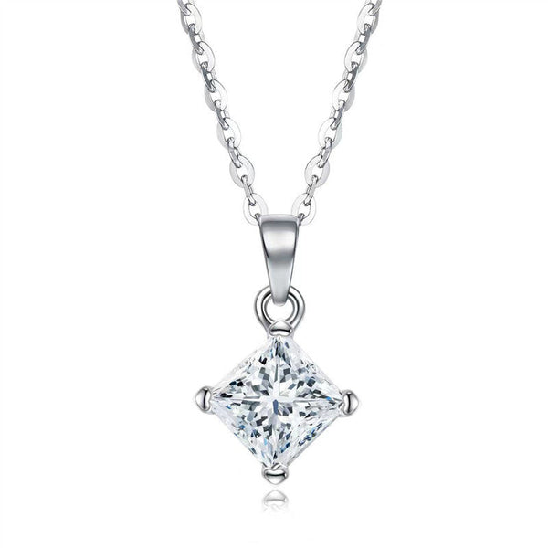 【NM-102】925 Sterling Silver Moissanite necklace